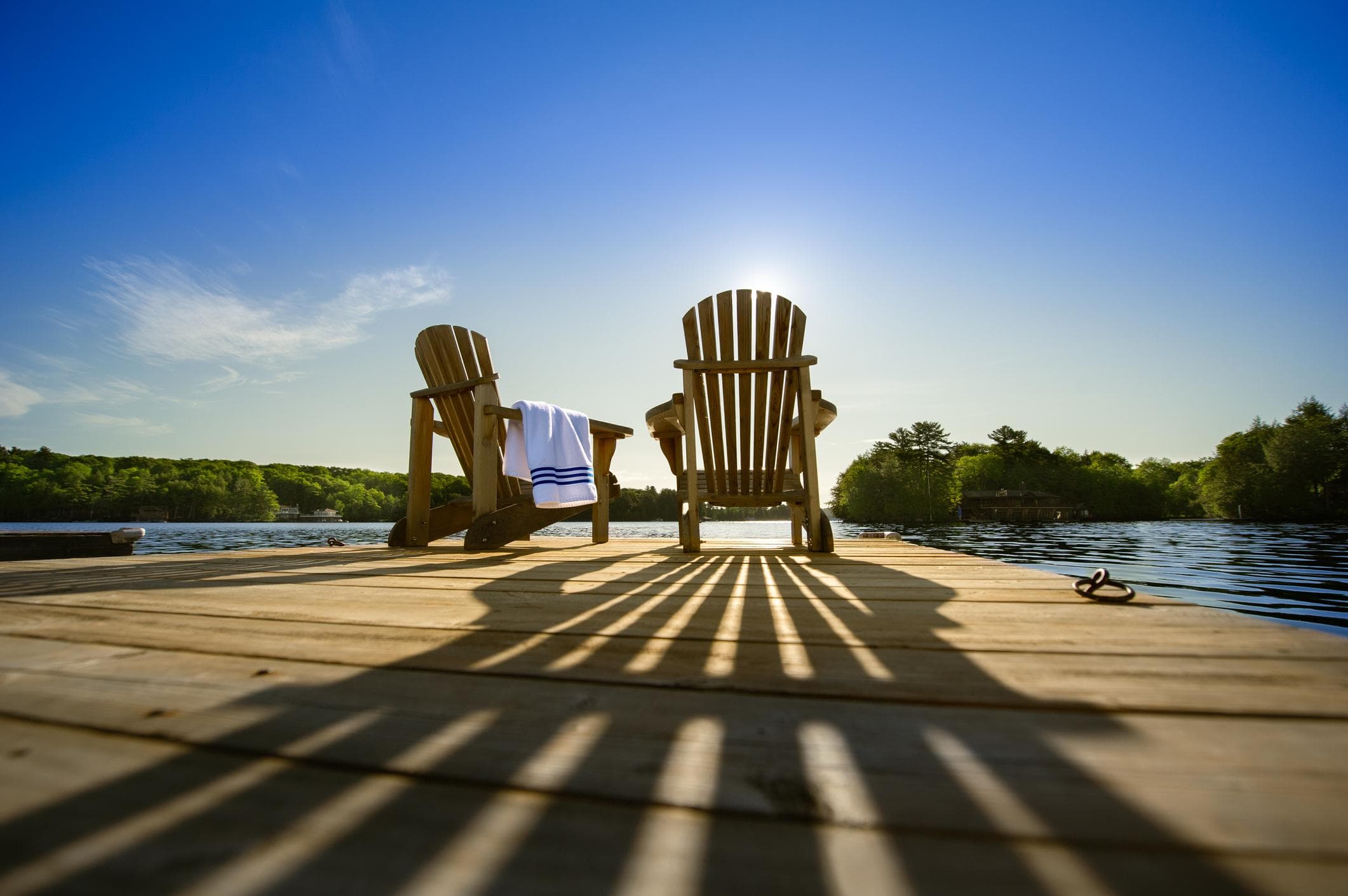 Northwoods cabin and lake view