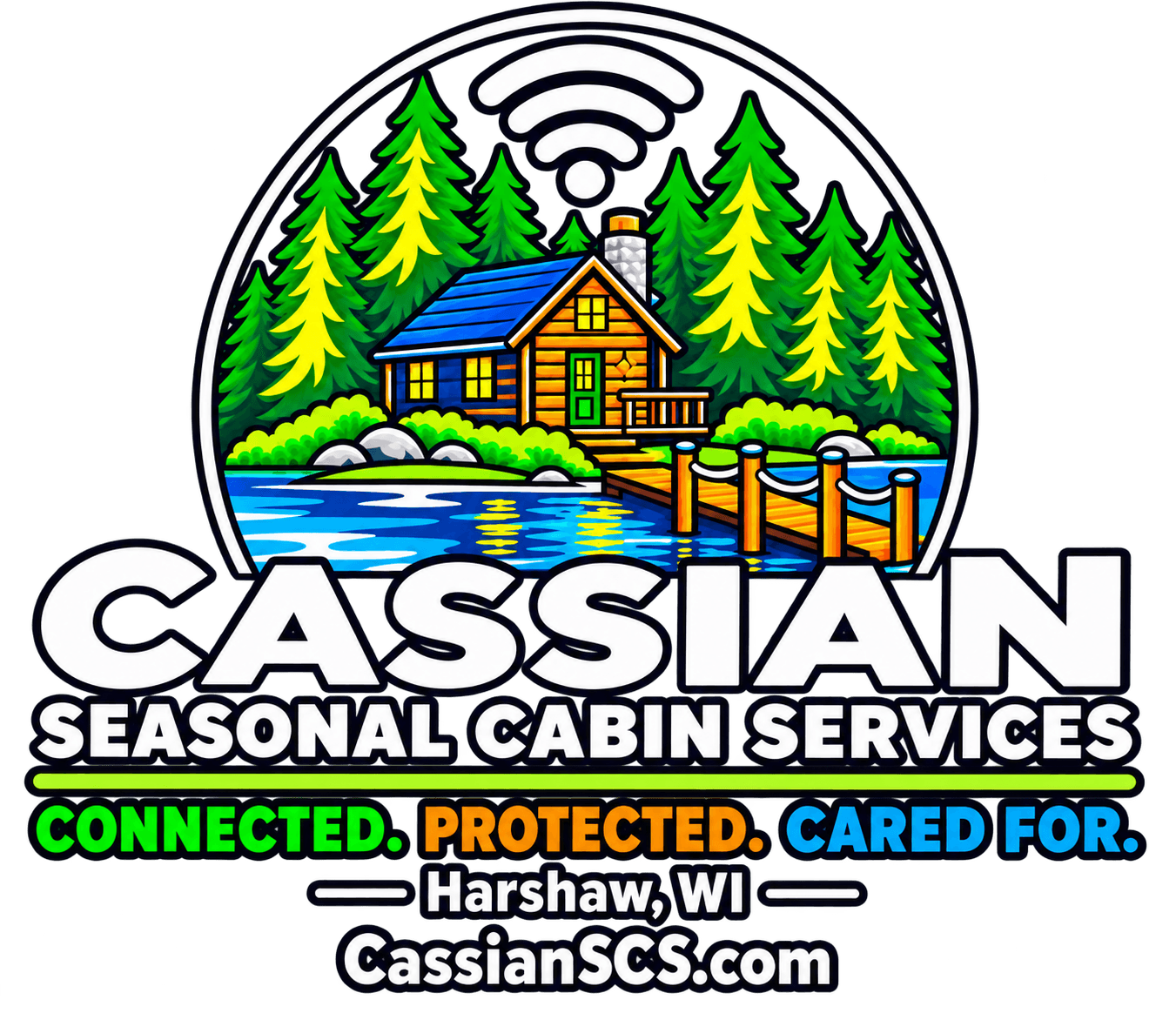 Cassian Seasonal Cabin Services — Connected, Protected, Cared For