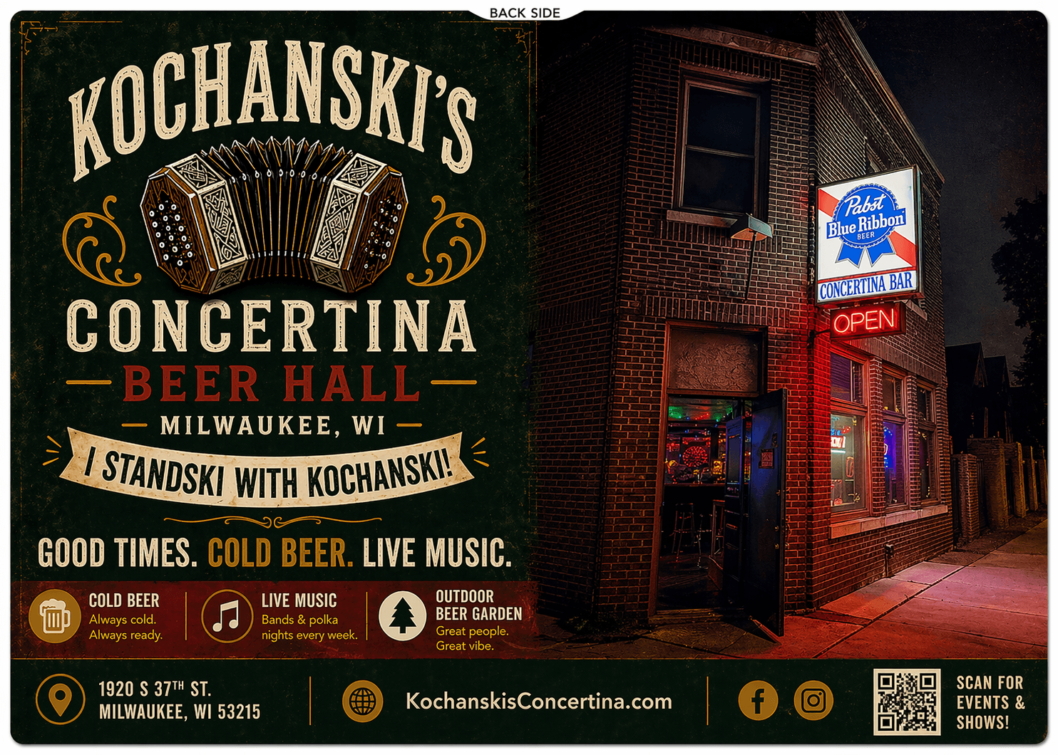 Kochanski's exterior art used as the proposal hero background