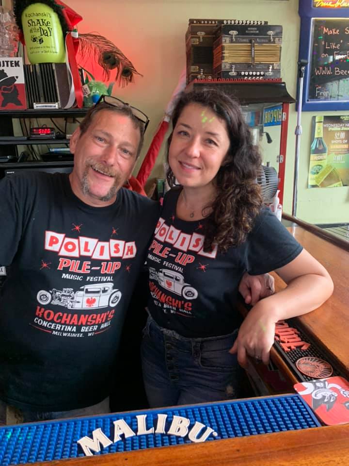 Angie and Andy at Kochanski's Concertina Beer Hall