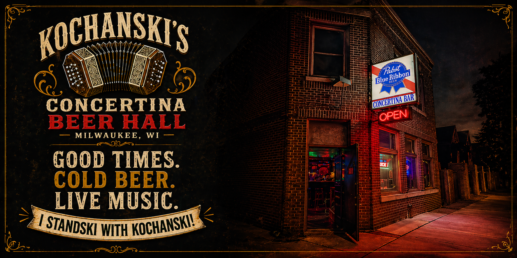 Kochanski's Concertina Beer Hall header artwork