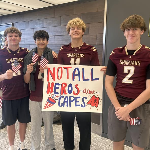 Broad Run High School volunteers lend a hand.