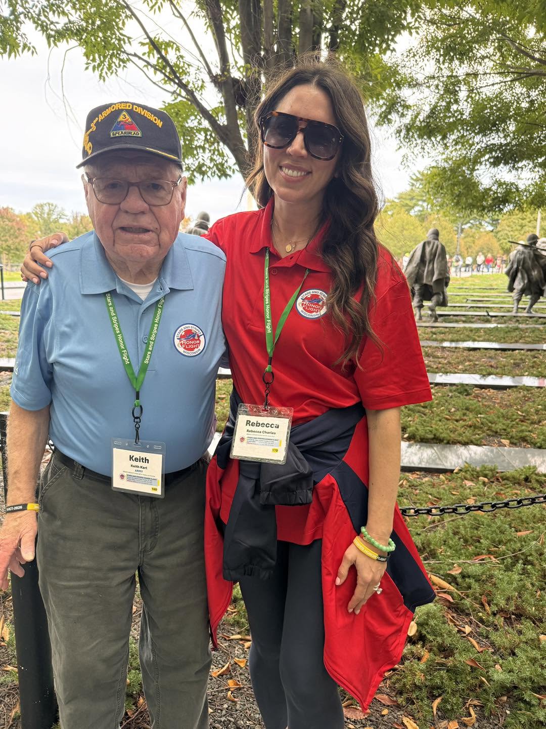 Veterans and guardians on the National Mall.